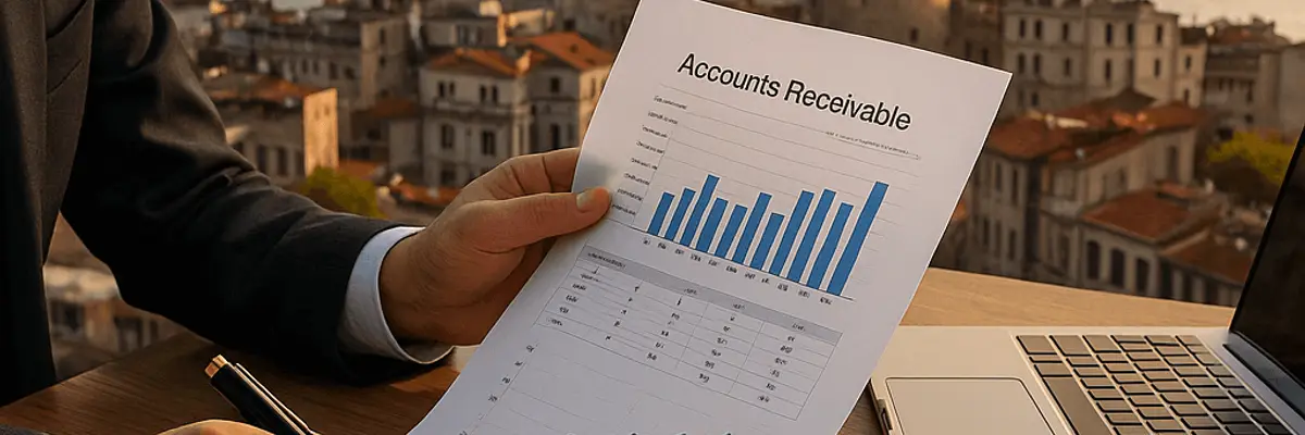 Illustration of accounts receivable management for scale up in Istanbul