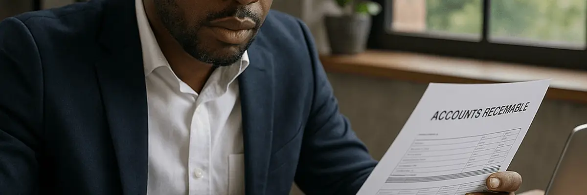 Illustration of accounts receivable management for small businesses in Abidjan