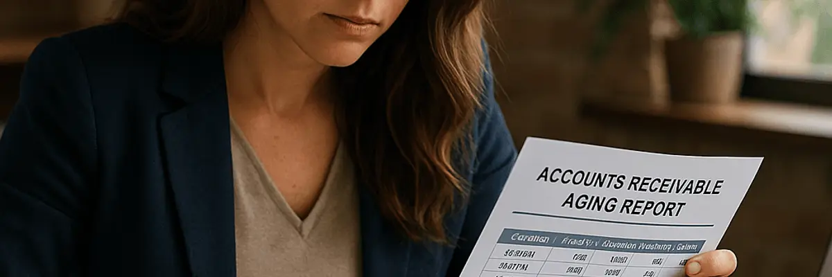 Illustration of accounts receivable management for small businesses for the collection team in Alexandria