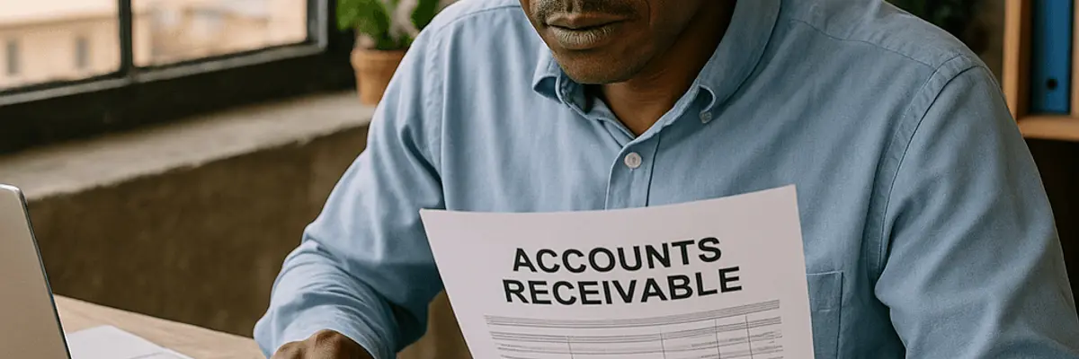 Illustration of accounts receivable management for small businesses for the accountants in Asmara