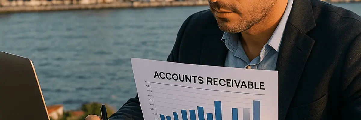 Illustration of accounts receivable management for small businesses in Istanbul