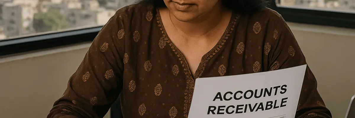 Illustration of accounts receivable management for small businesses in Karachi