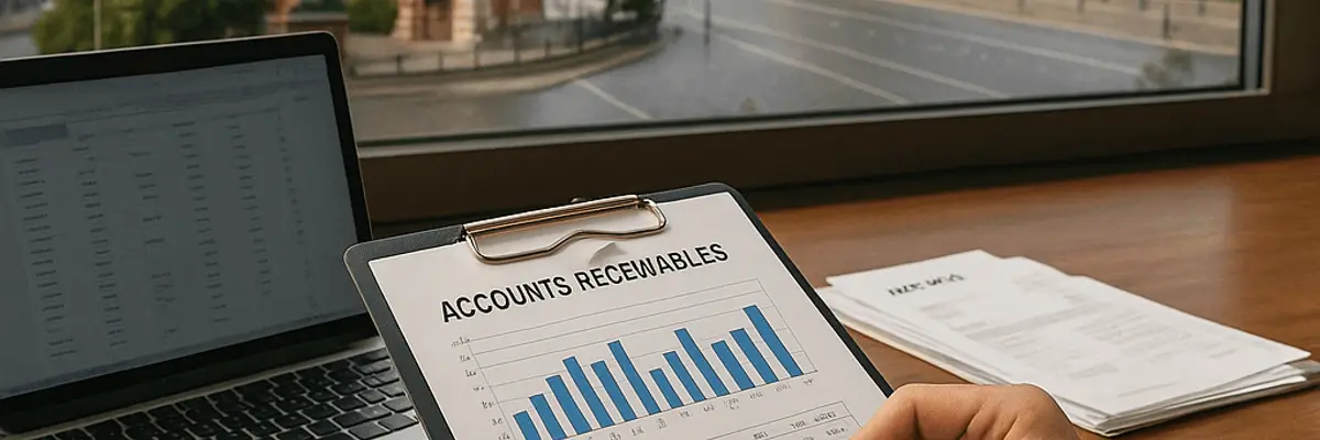 Illustration of accounts receivable management for small businesses in Moscow