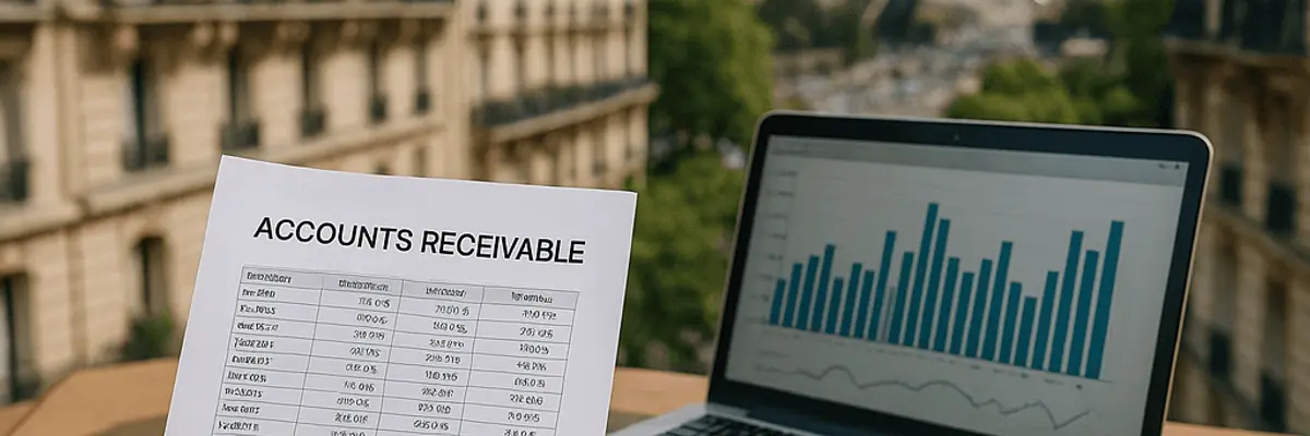 Illustration of accounts receivable management for small businesses in Paris