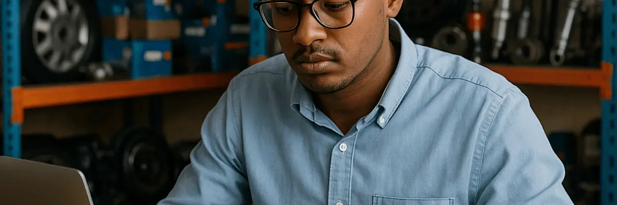 Illustration of accounts receivable management for the automotive parts and accessories sector for startup in Addis Ababa