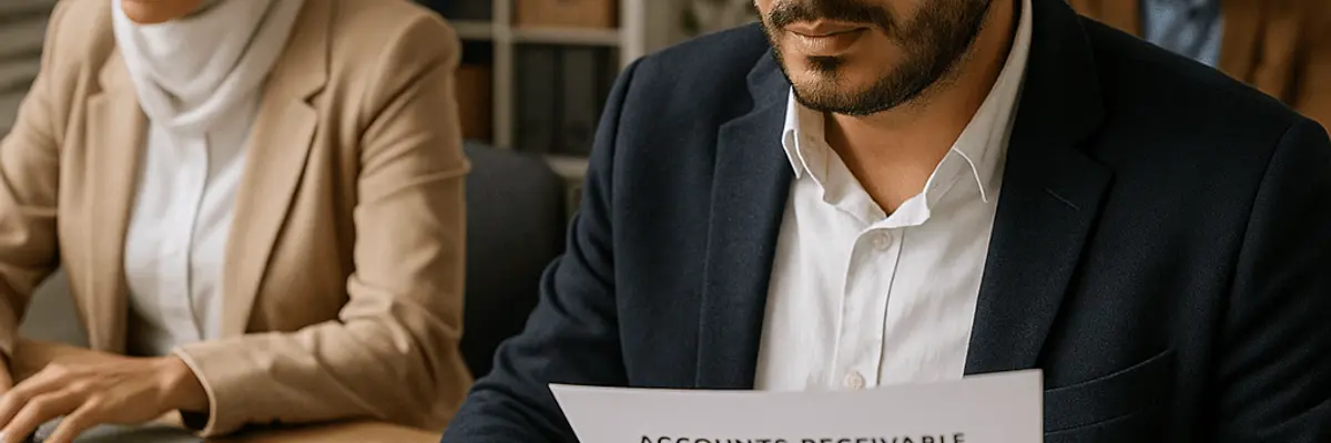 Illustration of accounts receivable management for startup for the accounts receivable team in Algiers