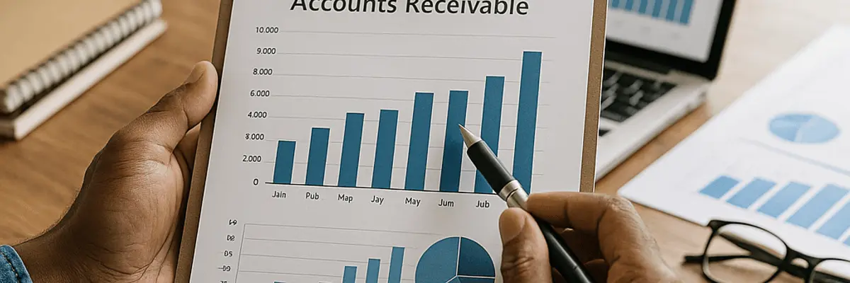 Illustration of accounts receivable management for startup for the collection team in Asmara