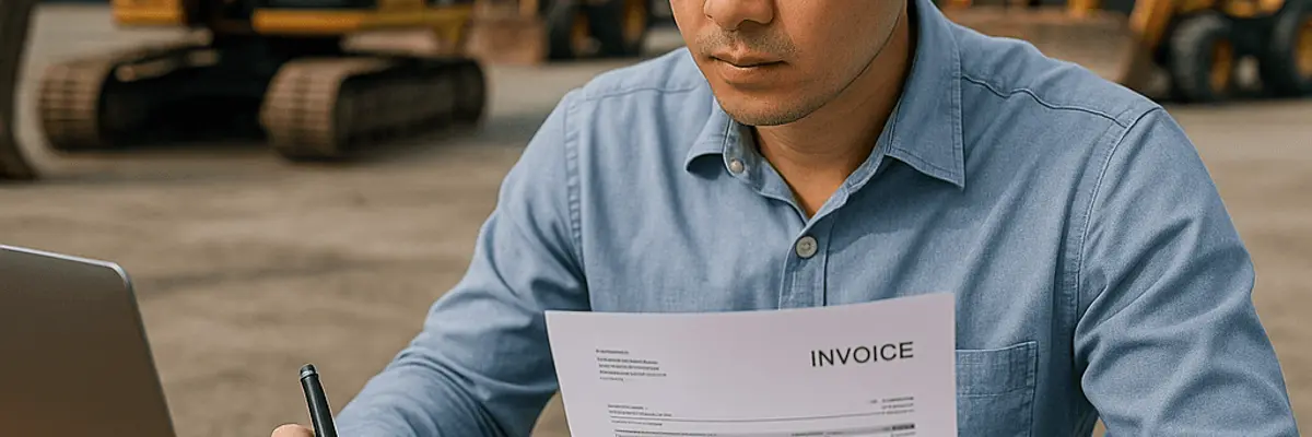 Illustration of accounts receivable management for the construction equipment suppliers sector for startup in Manila