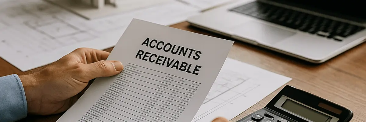 Illustration of accounts receivable management for the architecture firms sector for startup in Singapore