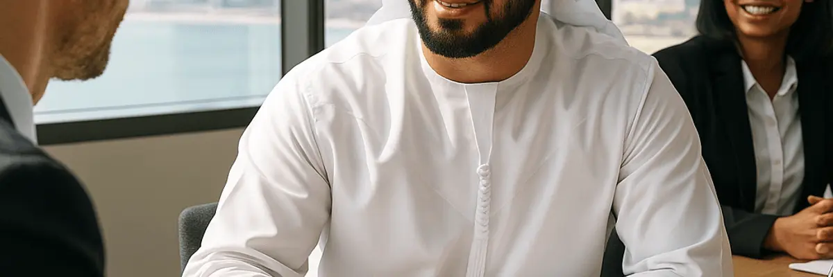 Illustration of business financing for the payroll team in Abu Dhabi