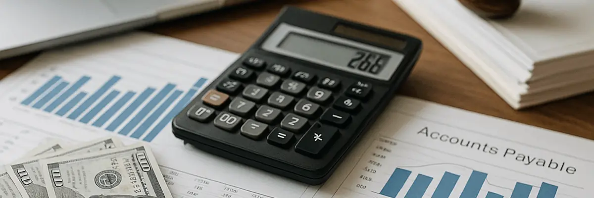 Illustration of business financing for the accounting and tax services sector for the accounts payable team