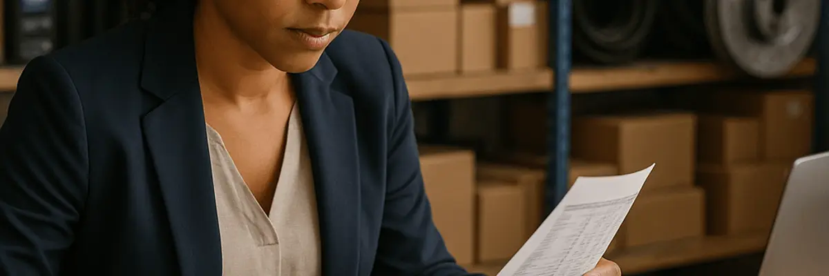 Illustration of business financing for the auto dealership supplies sector for the accounts payable team