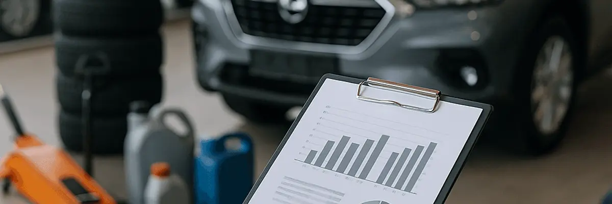 Illustration of business financing for the auto dealership supplies sector in Ahmedabad