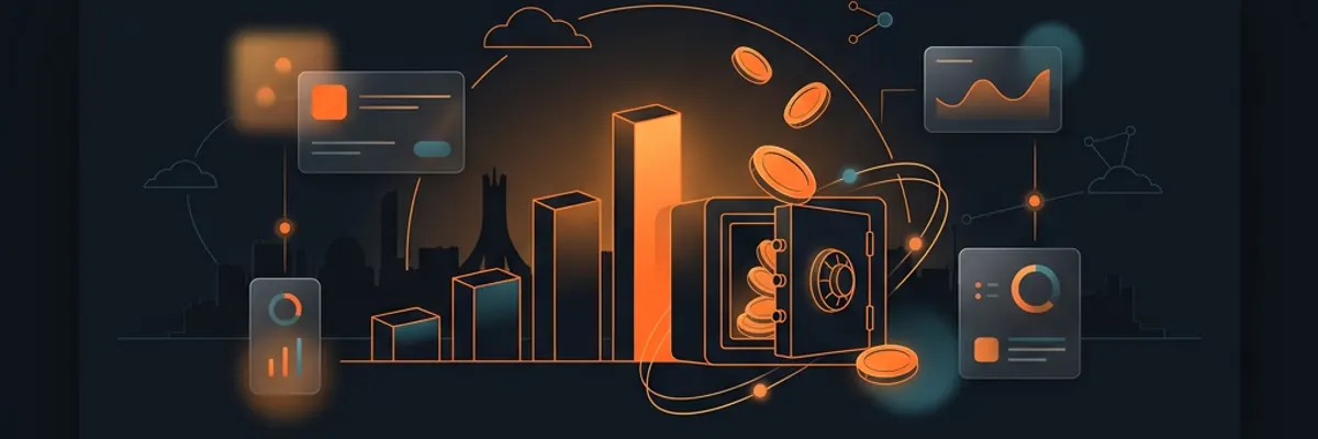 Illustration of business financing for the cloud services and hosting sector in Algiers