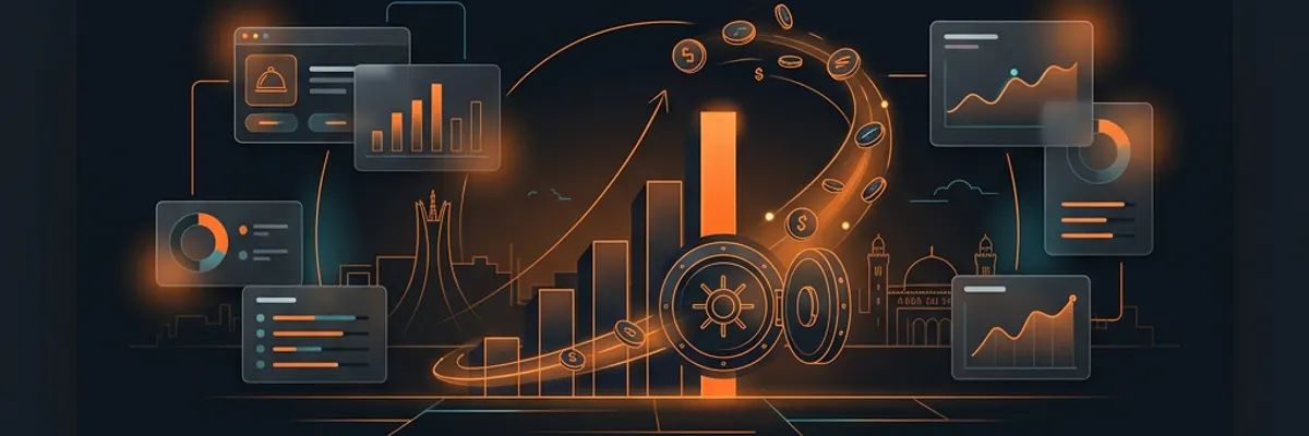 Illustration of business financing for the food and beverage sector in Algiers