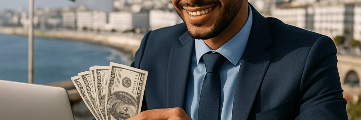 Illustration of business financing for the founders in Algiers