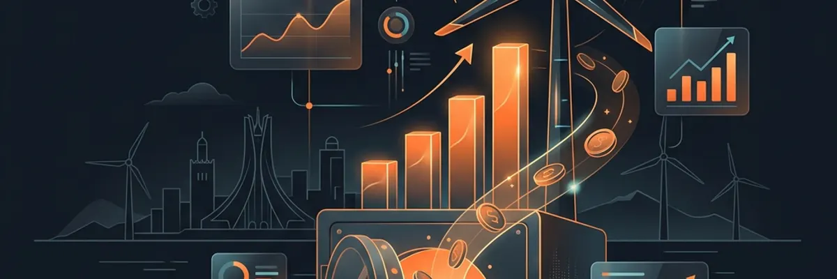 Illustration of business financing for the wind energy sector in Algiers