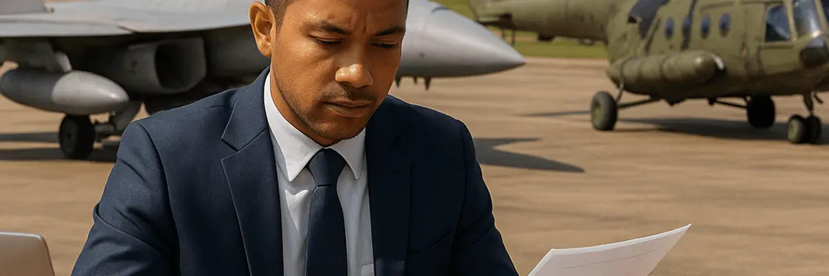 Illustration of business financing for the aerospace and defense sector in Antananarivo