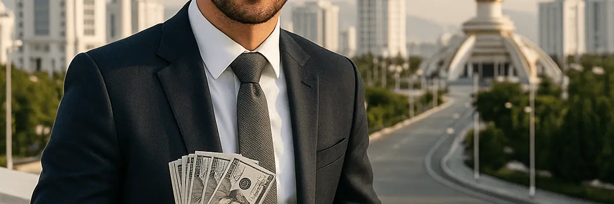 Illustration of business financing for the founders in Ashgabat