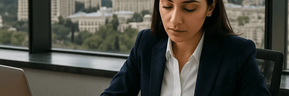 Illustration of business financing for the internal audit department in Baku