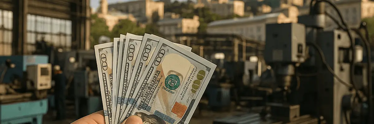 Illustration of business financing for the manufacturing sector in Baku