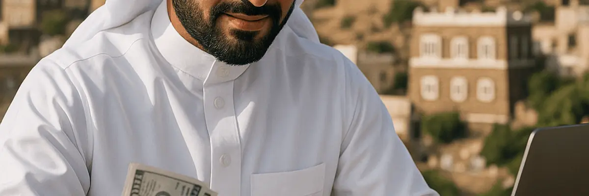 Illustration of business financing for enterprise for the business owners in Abha
