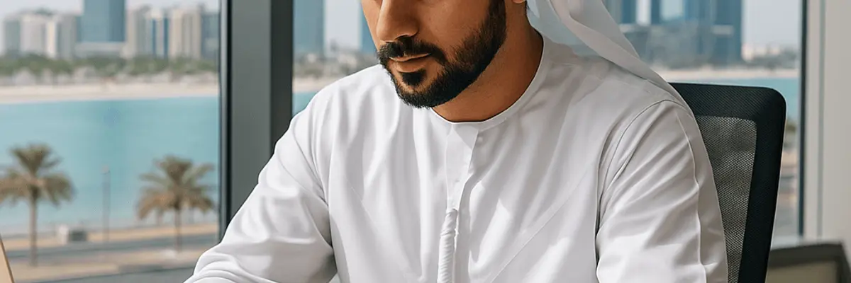 Illustration of business financing for enterprise in Abu Dhabi