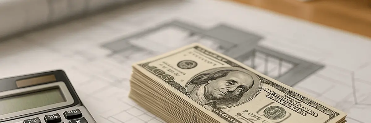 Illustration of business financing for the architecture firms sector for enterprise for the accounts payable team