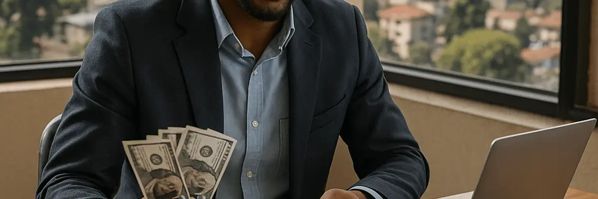 Illustration of business financing for the business process outsourcing bpo sector for enterprise in Addis Ababa