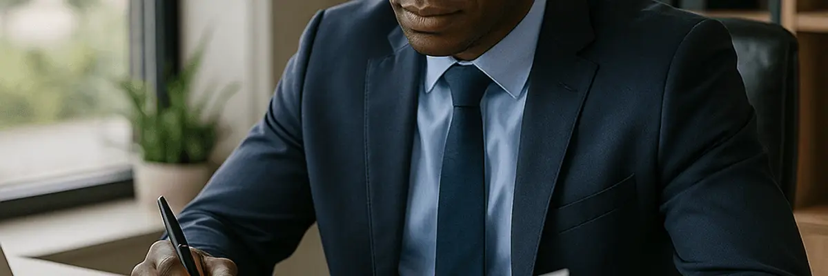 Illustration of business financing for large businesses for the compliance department in Abidjan