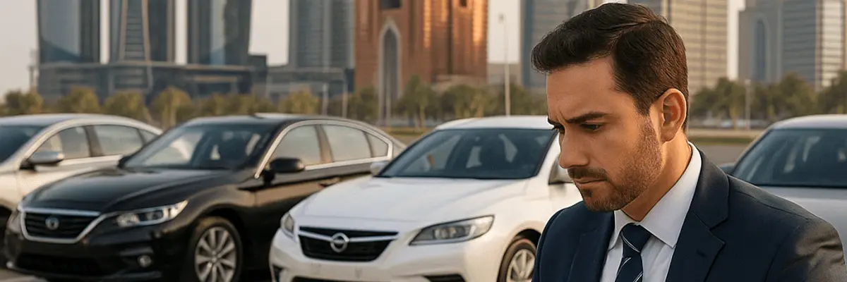 Illustration of business financing for the automotive sector for large businesses in Abu Dhabi