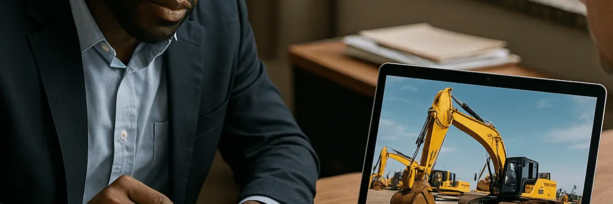 Illustration of business financing for the construction equipment suppliers sector for large businesses in Accra