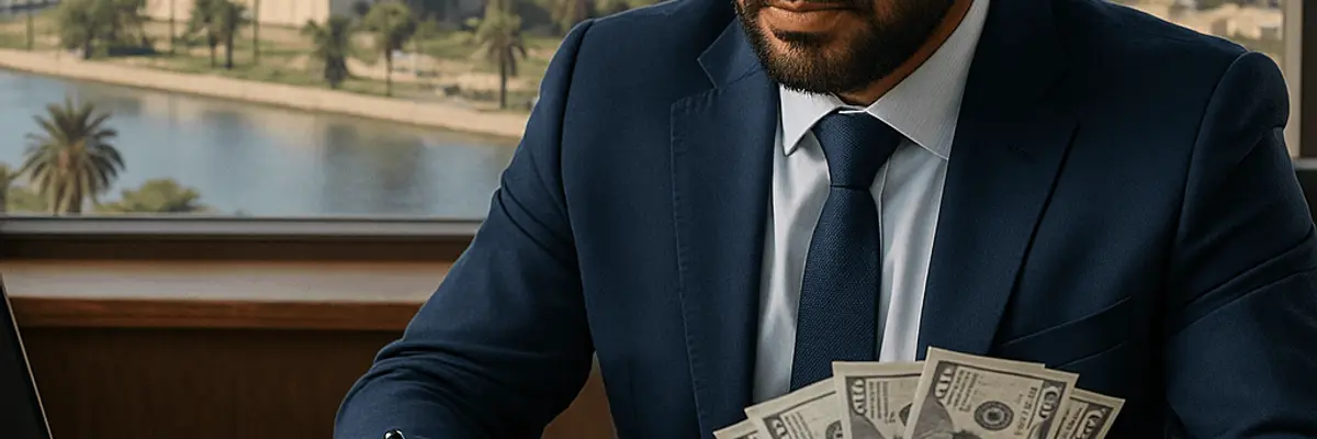 Illustration of business financing for large businesses for the business owners in Baghdad