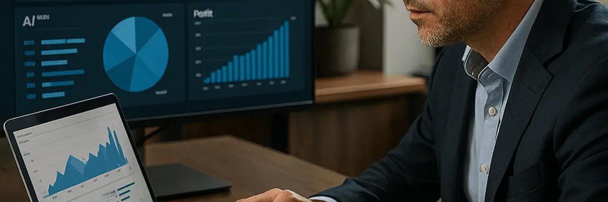 Illustration of business financing for the business analytics and ai sector for large businesses