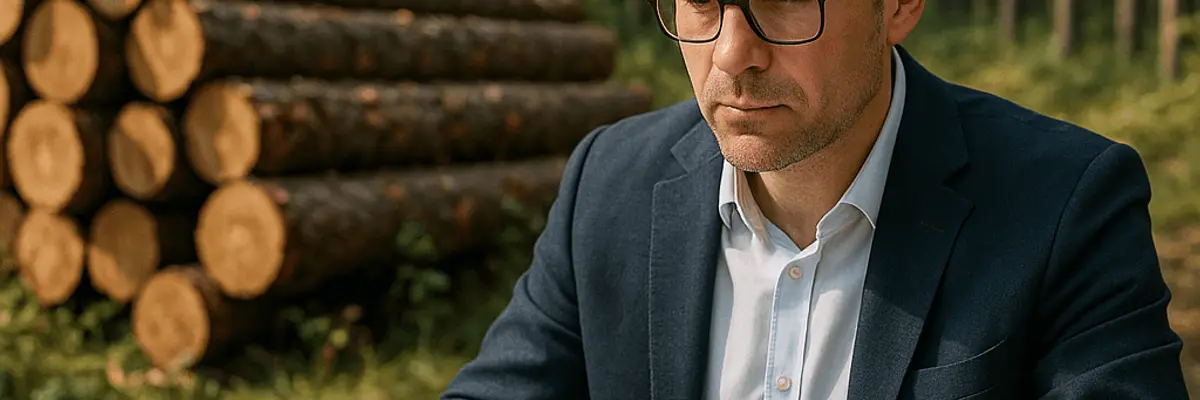 Illustration of business financing for the forestry sector for the accountants in London