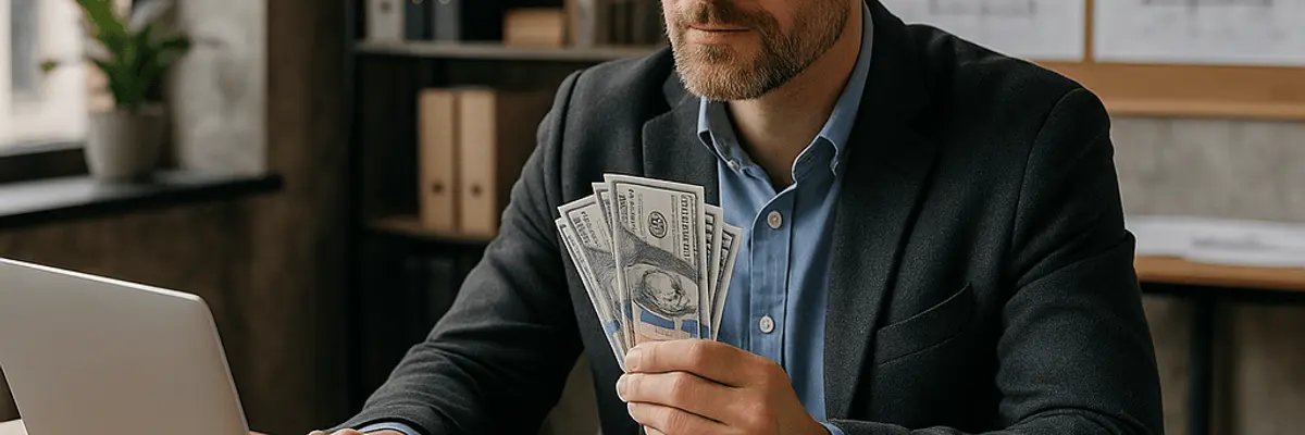 Illustration of business financing for the architecture firms sector for medium businesses