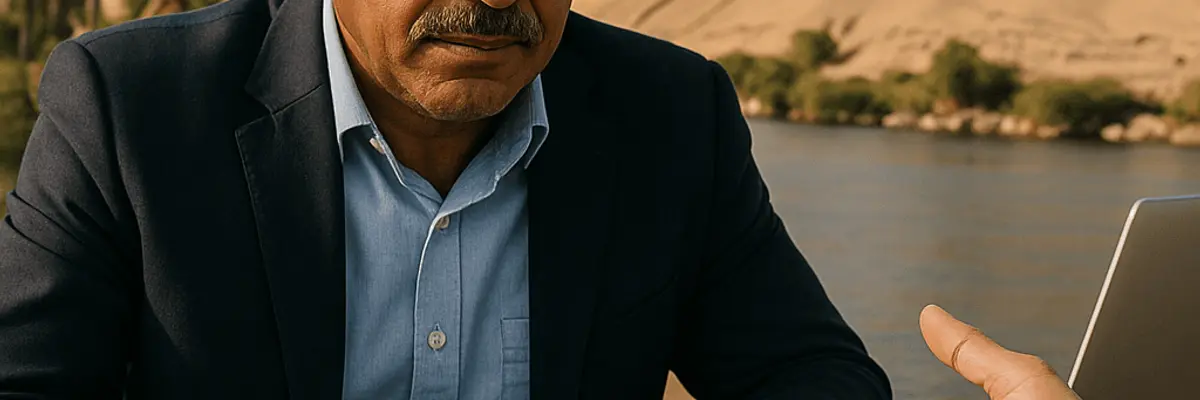 Illustration of business financing for medium businesses in Aswan