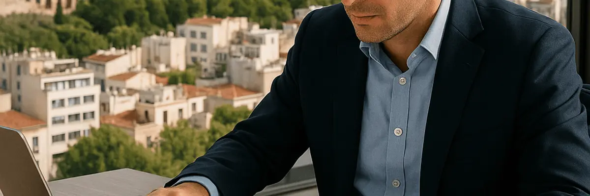 Illustration of business financing for medium businesses for the accounts payable team in Athens