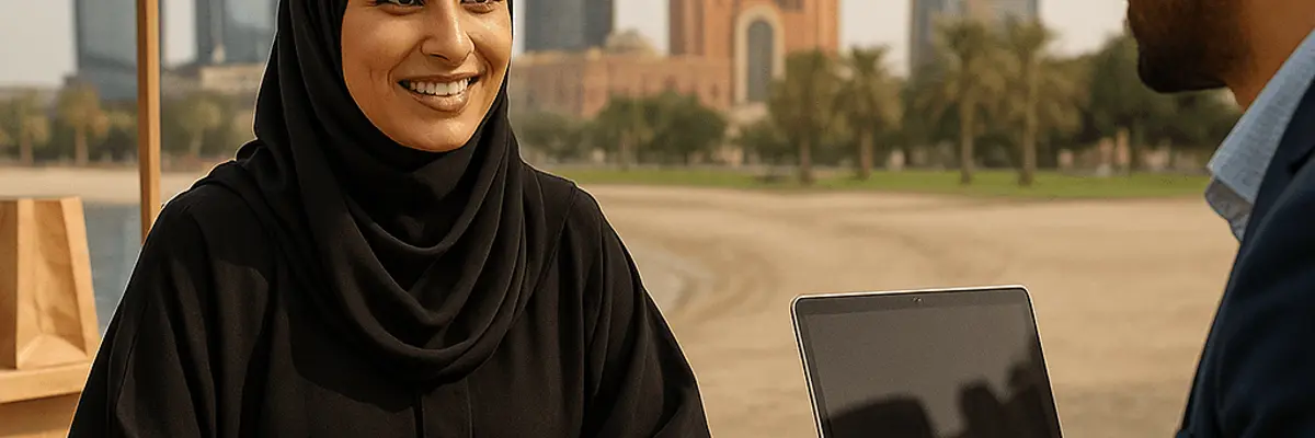 Illustration of business financing for micro businesses in Abu Dhabi