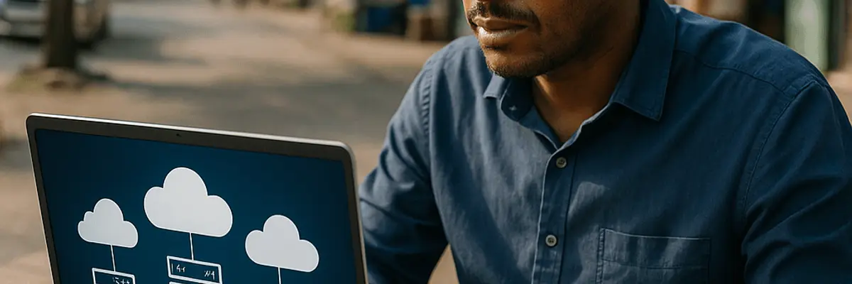 Illustration of business financing for the cloud services and hosting sector for micro businesses in Addis Ababa