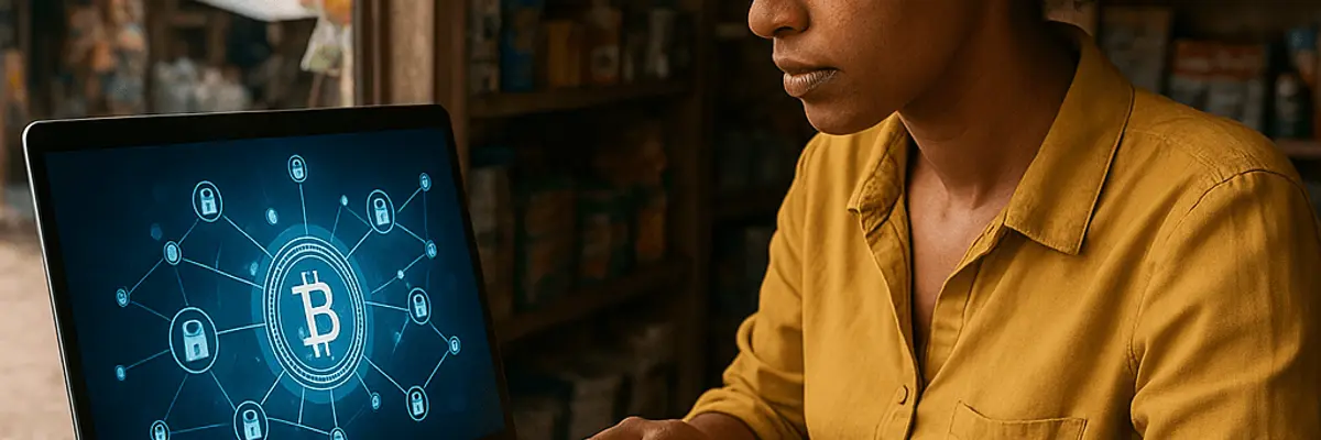 Illustration of business financing for the blockchain technology sector for micro businesses in Addis Ababa