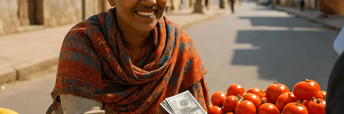 Illustration of business financing for micro businesses in Asmara