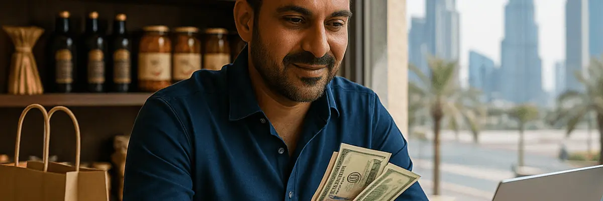 Illustration of business financing for micro businesses in Dubai