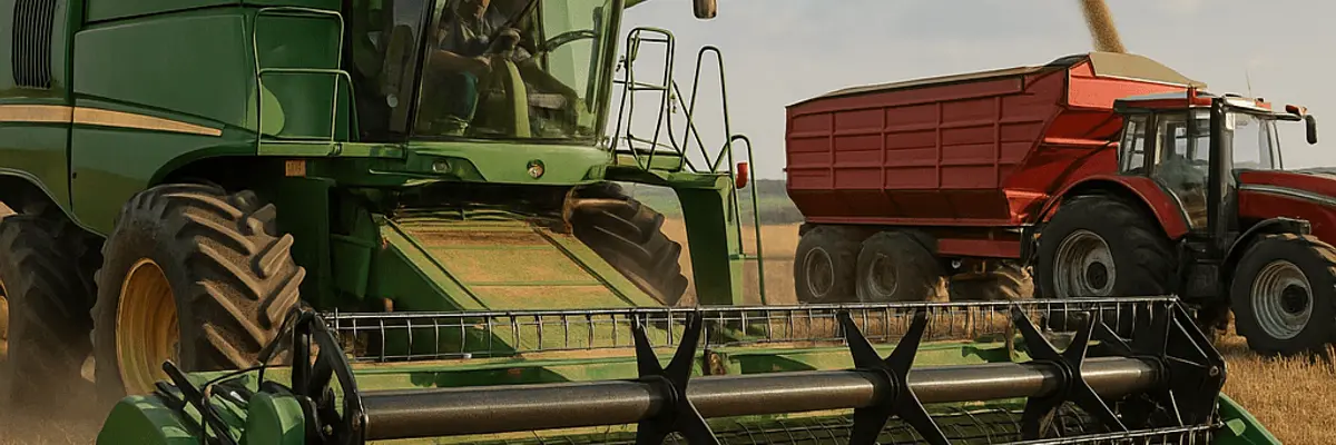 Illustration of business financing for the agricultural equipment and services sector for scale up