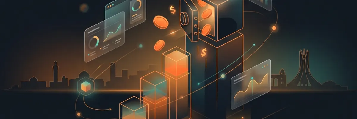 Illustration of business financing for the business analytics and ai sector for scale up in Algiers
