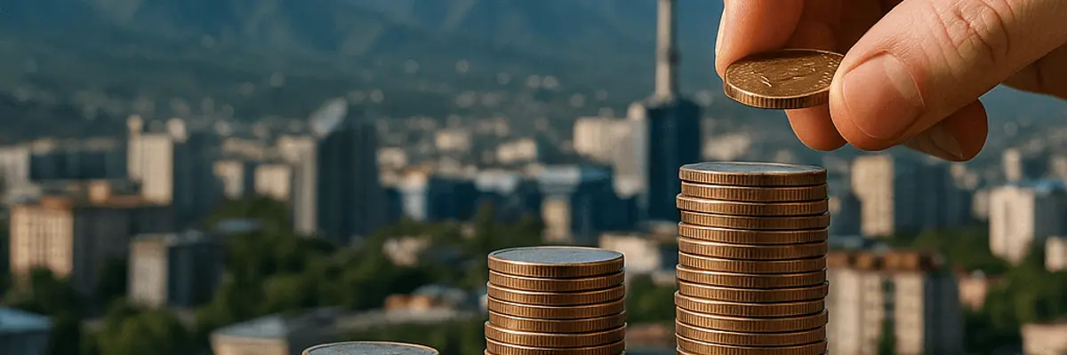 Illustration of business financing for scale up in Almaty