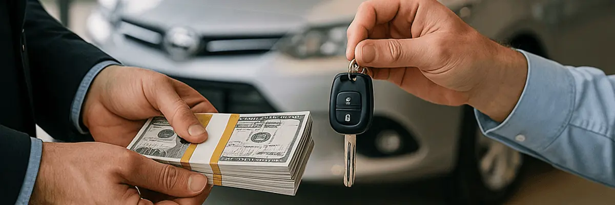 Illustration of business financing for the auto dealership supplies sector for scale up