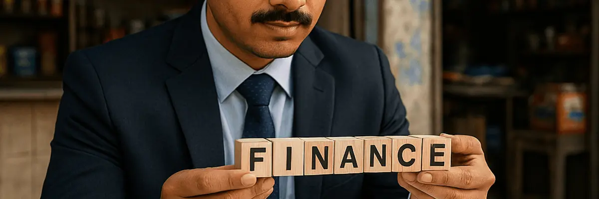Illustration of business financing for small businesses in Ahmedabad