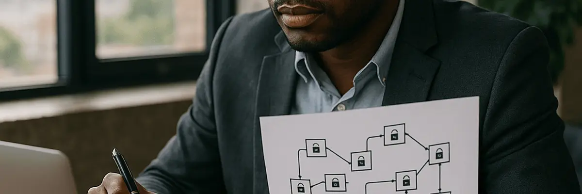 Illustration of business financing for the blockchain technology sector for startup for the accountants in Accra