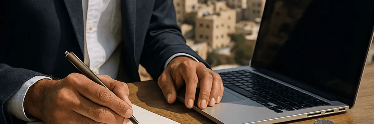 Illustration of business financing for startup for the founders in Amman